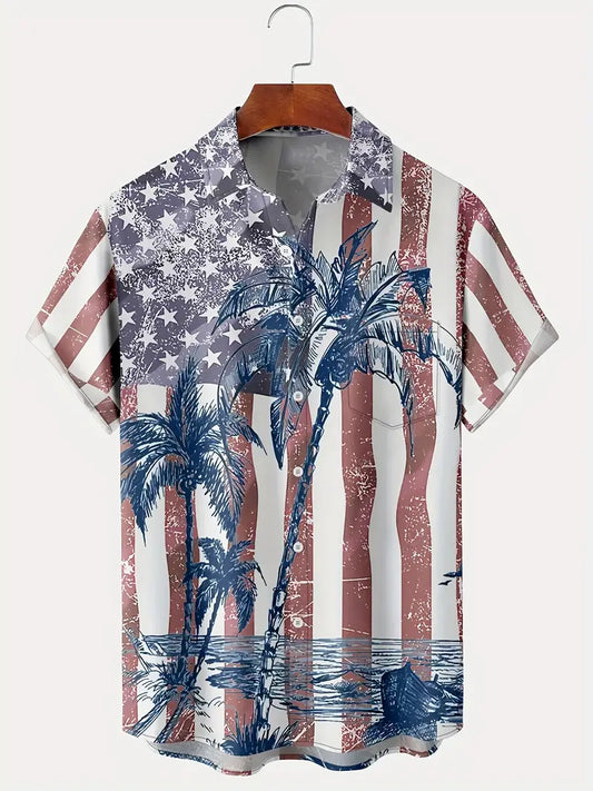 USA Hawaiian Shirt